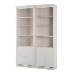 Étagère Murale Lillehammer III -Meilleur Meubles Magasin schrankwand asgeir i kiefer massiv weiss 320150