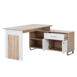 Bureau Maxim -Meilleur Meubles Magasin schreibtisch maxim sonoma eiche dekor weiss 494737