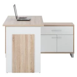 Bureau Maxim -Meilleur Meubles Magasin schreibtisch maxim sonoma eiche dekor weiss 494744