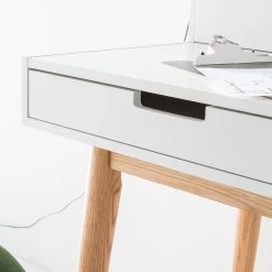 Bureau LINDHOLM -Meilleur Meubles Magasin sekretaer lindholm weiss eiche massiv 4012812