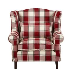 Fauteuil à Oreilles Colmar XL -Meilleur Meubles Magasin sessel corteen webstoff rot beige 4283744
