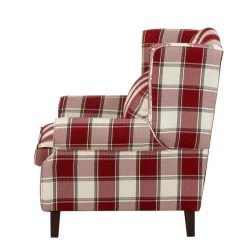 Fauteuil à Oreilles Colmar XL -Meilleur Meubles Magasin sessel corteen webstoff rot beige 4283748