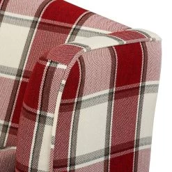 Fauteuil à Oreilles Colmar XL -Meilleur Meubles Magasin sessel corteen webstoff rot beige 4283760