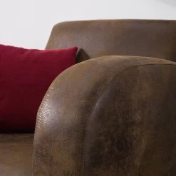 Fauteuil Tullow -Meilleur Meubles Magasin sessel tullow antiklederoptik braun 4972128