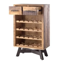 Range-bouteilles Tamati 13 Range-bouteilles Tamati -Meilleur Meubles Magasin weinregal tamati altholz pinie metall pinie dunkel schwarz 4920716